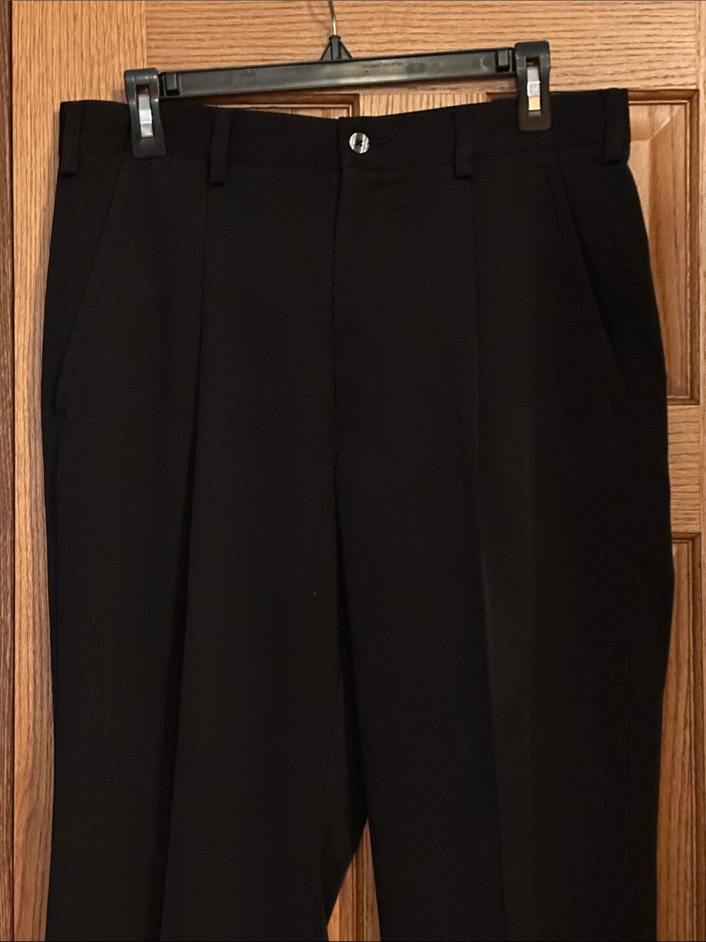 Men's Black Nike Golf Pants - Classic Pleated Design 33 x 32